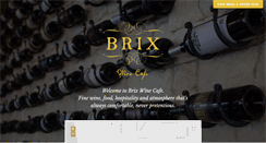 Desktop Screenshot of brixwinecafe.com